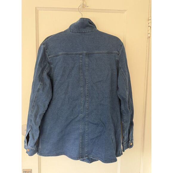 SEZANE Will Forever Denim Jacket Indigo Size M - Picture 3 of 6